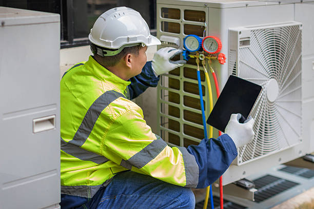 Professional Hvac technician working in Westminster, MD